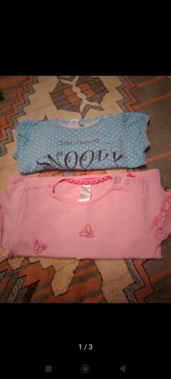 Kız Çocuk Pamuklu Kısa Kollu alt üst Takımı - Görsel 2