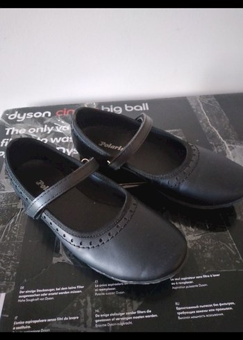 Kız Çocuk Siyah kayışlı babet - Görsel 2