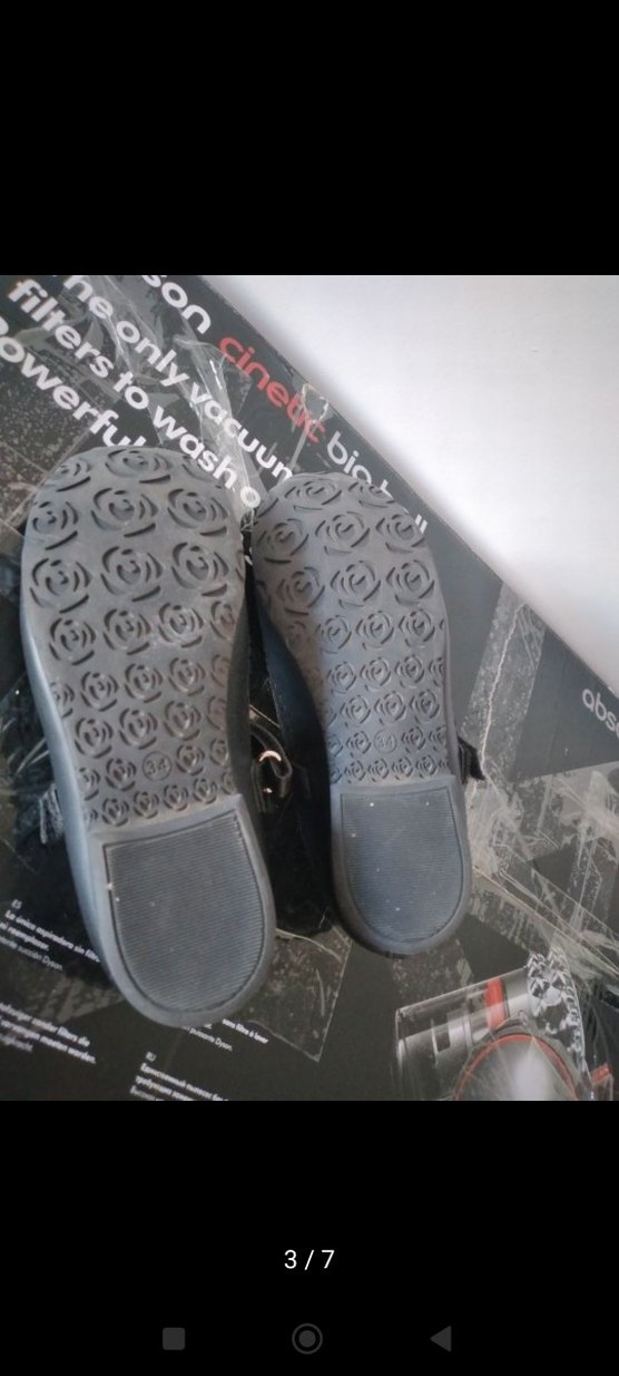 Kız Çocuk Siyah kayışlı babet - Görsel 3