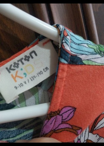 Koton Renkli Desenli Uzun Elbise - Görsel 4