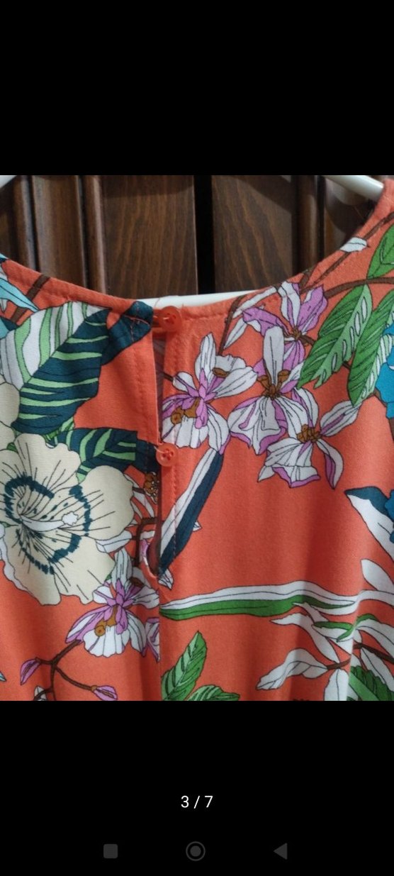 Koton Renkli Desenli Uzun Elbise - Görsel 3