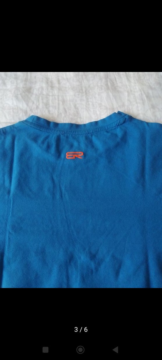 Mavi Baskılı Erkek Tişörtü, Kısa Kollu, Rahat Kesim - Görsel 3