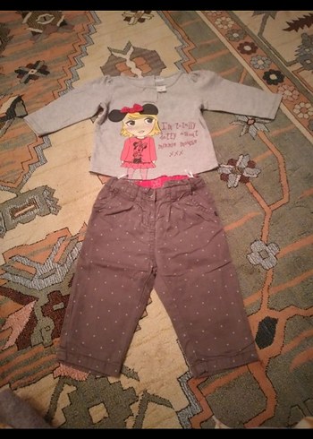 alt üst takım kız çocuk giyim - Görsel 4