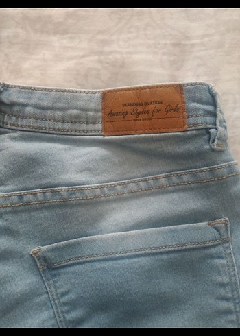 kız çocuk kot şortu - Görsel 5