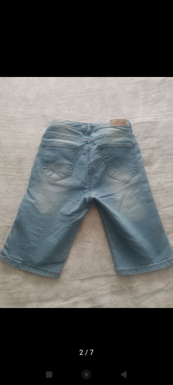 kız çocuk kot şortu - Görsel 2