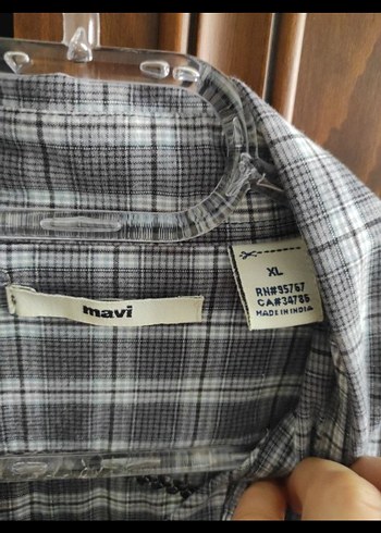 Gri Erkek Pamuklu Düğmeli Gömlek - Görsel 8