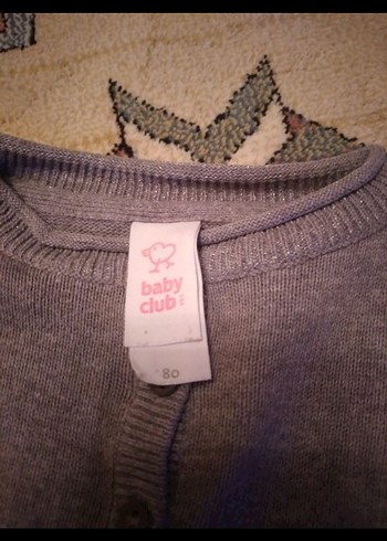 Gri Uzun Kollu Bebek Kız Takımı - Görsel 5