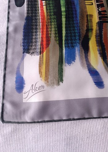 Aker İpek eşarp - Görsel 2