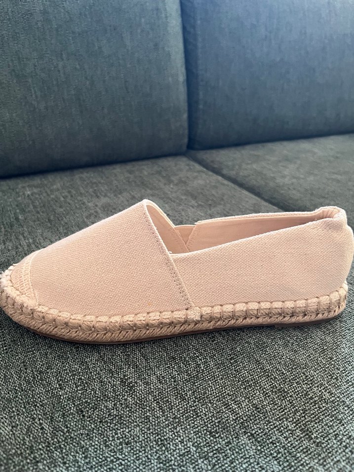 Bej Keten Kadın Espadril - Görsel 3