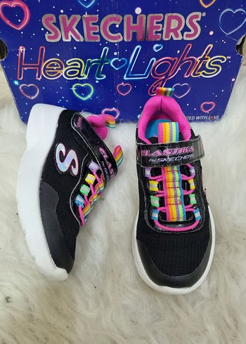 27 Beden Skechers Renkli Kız Çocuk Spor Ayakkabı