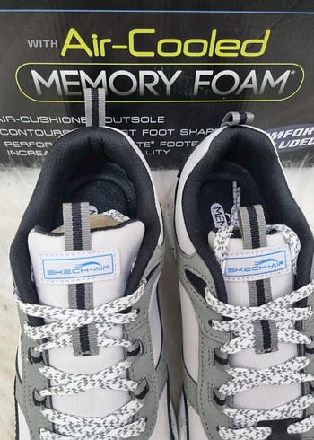 Skechers H-Air Gri Erkek Spor Ayakkabı - Görsel 7