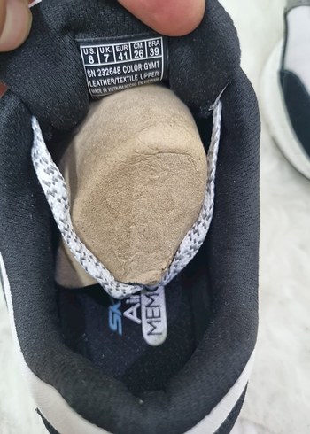 Skechers H-Air Gri Erkek Spor Ayakkabı - Görsel 8