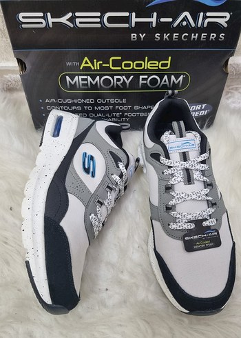 Skechers H-Air Gri Erkek Spor Ayakkabı - Görsel 6