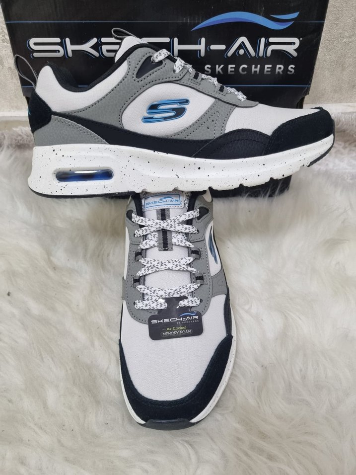 Skechers H-Air Gri Erkek Spor Ayakkabı - Görsel 4