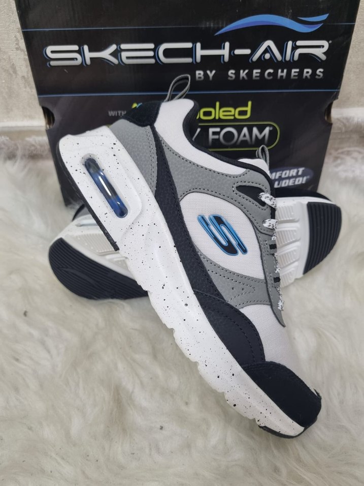 Skechers H-Air Gri Erkek Spor Ayakkabı - Görsel 3