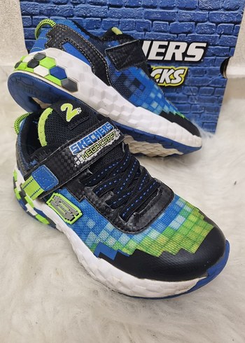 Skechers Erkek Çocuk Renkli Velcro Spor Ayakkabı