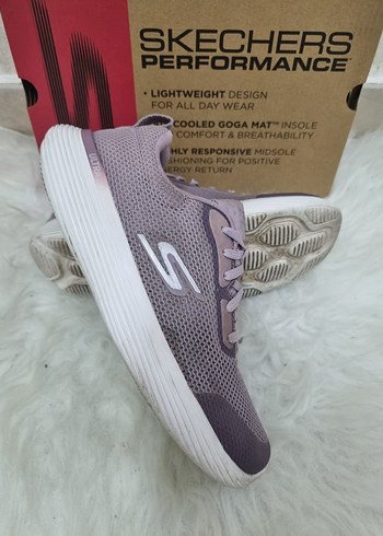 36,5 Beden mor Renk Skechers Performans Lila Spor Ayakkabı