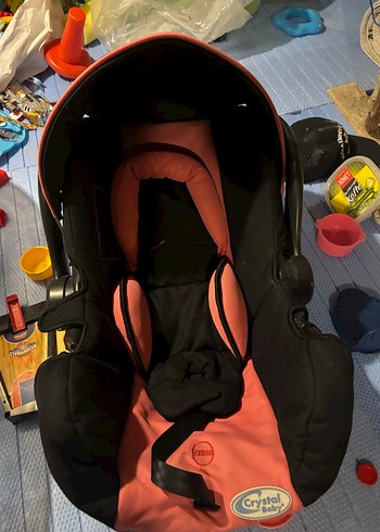Crystal Baby Turuncu Bebek Oto Koltuğu - Görsel 3