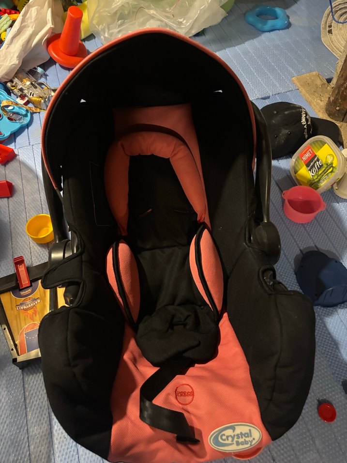 Crystal Baby Turuncu Bebek Oto Koltuğu - Görsel 3