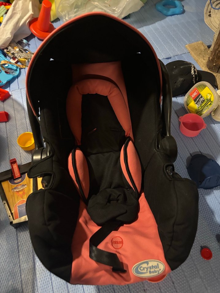 Crystal Baby Turuncu Bebek Oto Koltuğu - Görsel 2