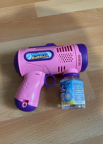 Renkli Mor Köpük Balon Tabancası - Görsel 4