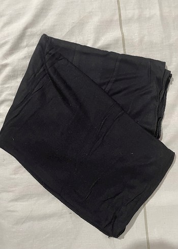 Siyah Kadın pamuk Şal - Görsel 2