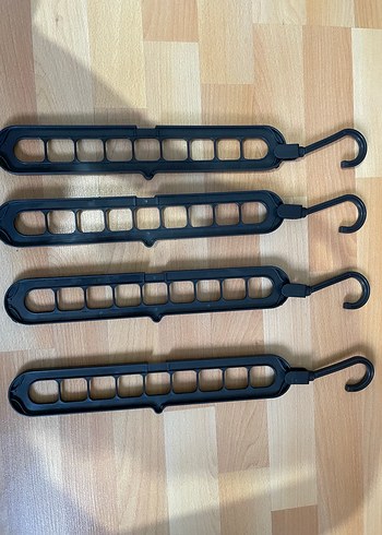 Siyah Çoklu Askı Seti - Görsel 2