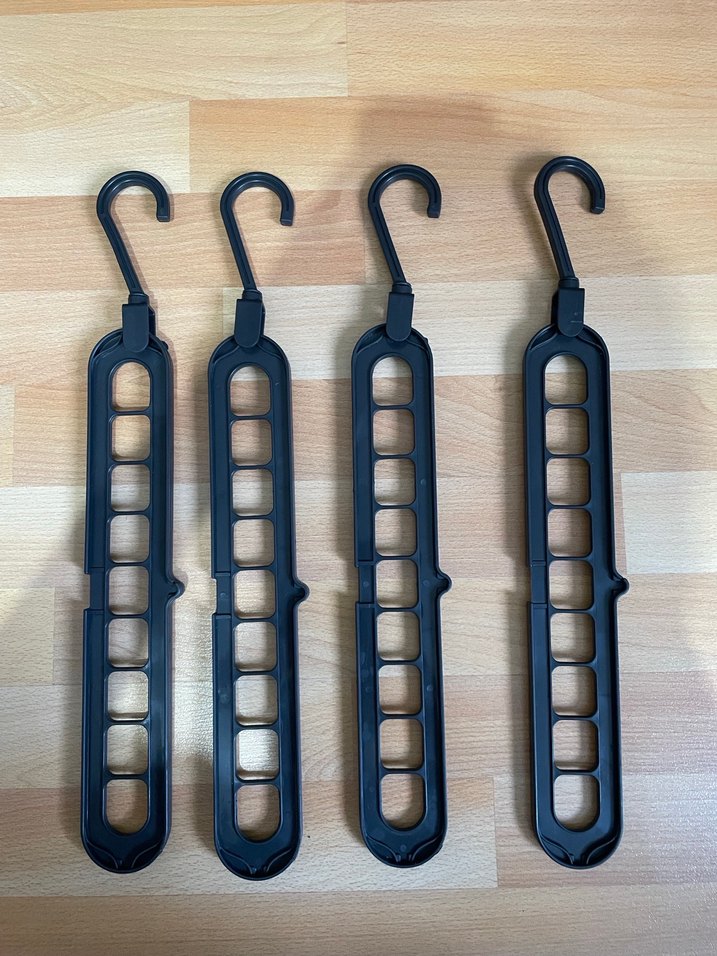 Siyah Çoklu Askı Seti - Görsel 3