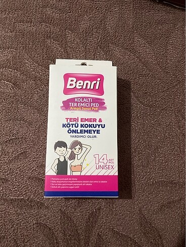 Benri kolaltı ter emici ped
