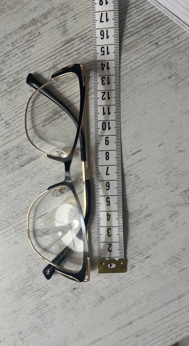 Siyah altın kadın gözlük - Görsel 4