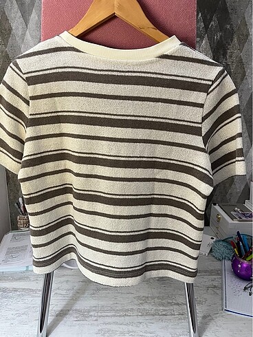 Massimo Dutti massimo durti cizgili tisort