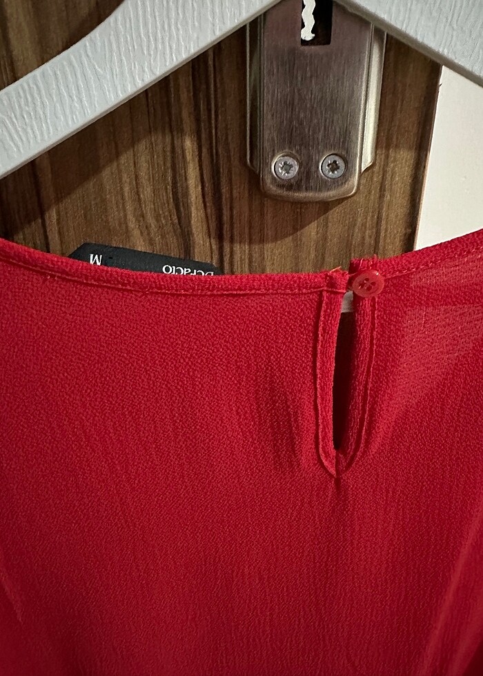 Defacto kırmızı bluz - Görsel 3