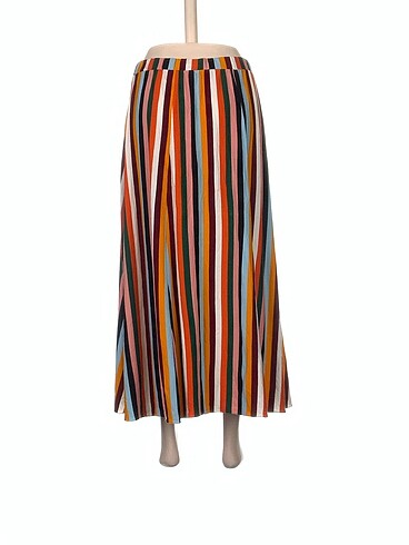 l Beden Vintage Love Midi Etek %70 İndirimli.