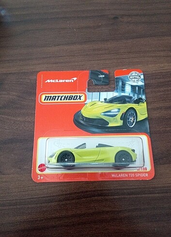 Matchbox Mclaren 720 Spider sıfır oyuncak
