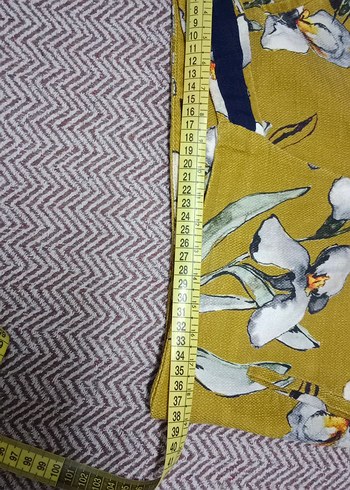 Zara Desenli Kumaş Kadın Pantolon - Görsel 6