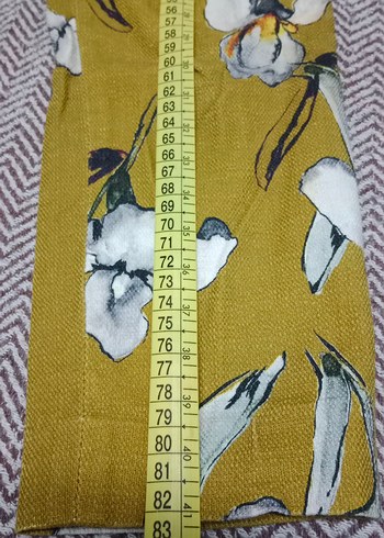 Zara Desenli Kumaş Kadın Pantolon - Görsel 7