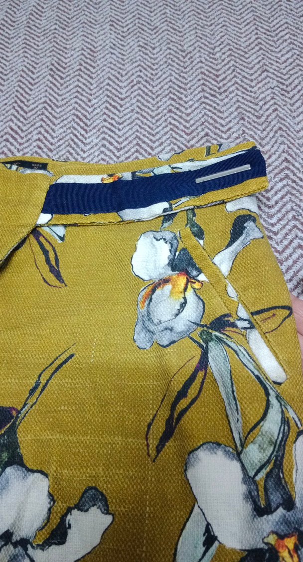 Zara Desenli Kumaş Kadın Pantolon - Görsel 2