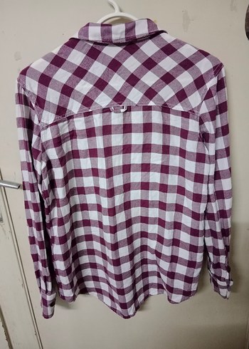 Koton Bordo Gömlek Kadın - Görsel 2