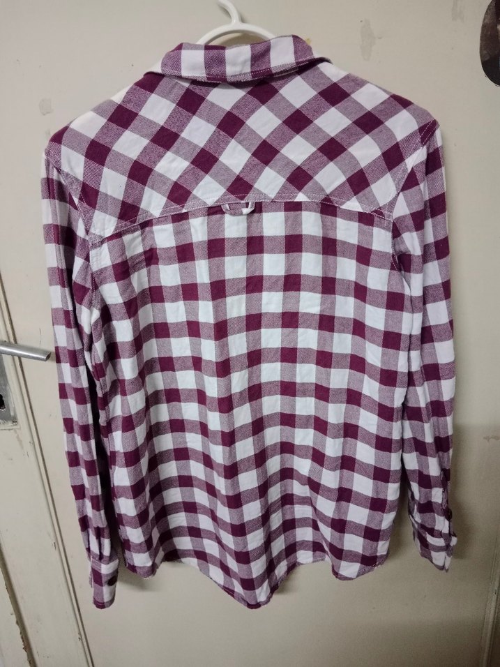 Koton Bordo Gömlek Kadın - Görsel 2