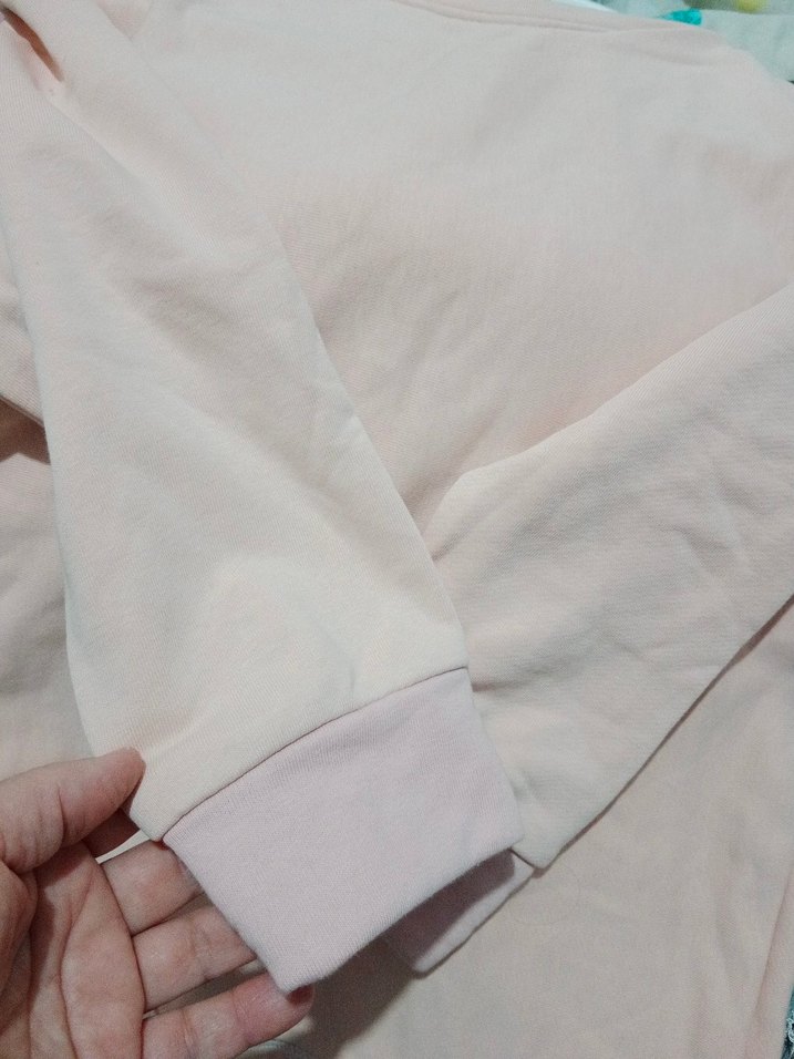 Kız Çocuk Pudra Pembe Uzun Kollu Basic Tişört - Görsel 3