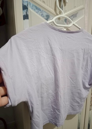 LCW Kız Çocuk Lila, Baskılı Kısa Kollu Tişört - Görsel 4