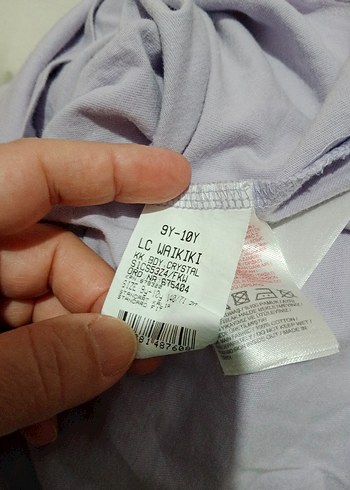 LCW Kız Çocuk Lila, Baskılı Kısa Kollu Tişört - Görsel 5