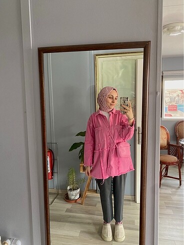 Sezonluk spor ceket (pembe)