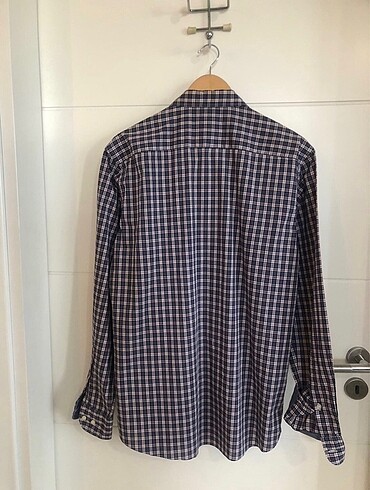 l Beden Massimo Dutti Mini Ekoseli Gömlek