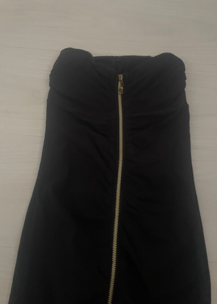 Straplez elbise - Görsel 2