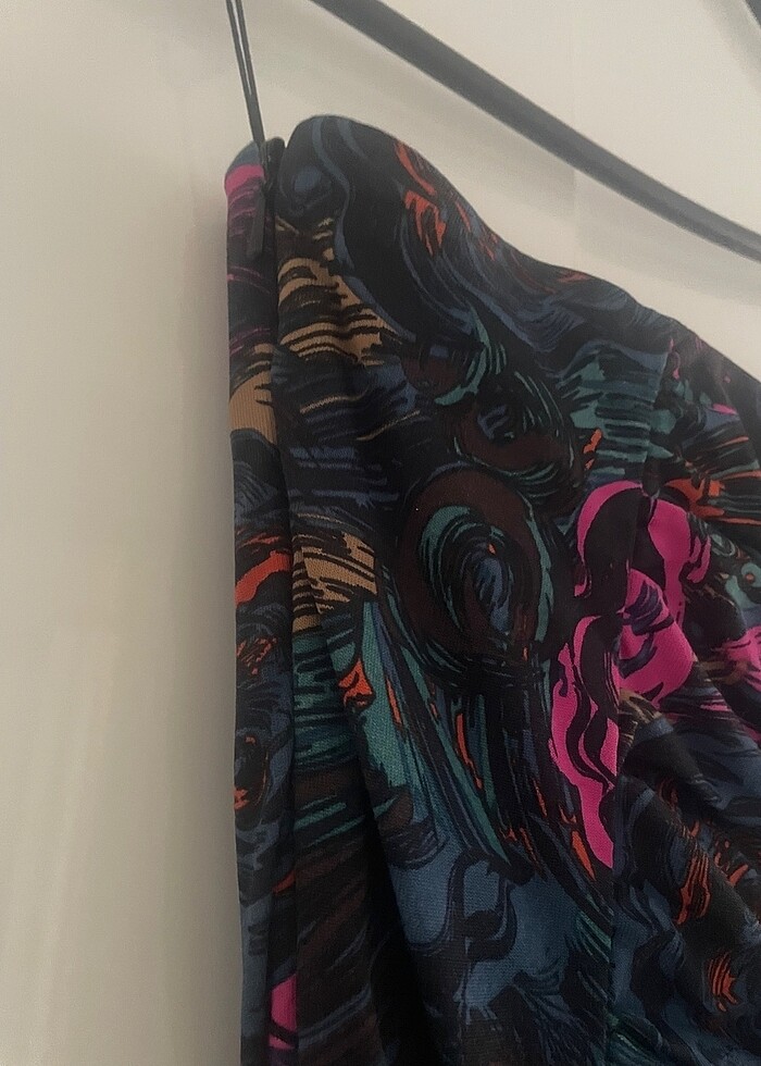 Straplez elbise - Görsel 4