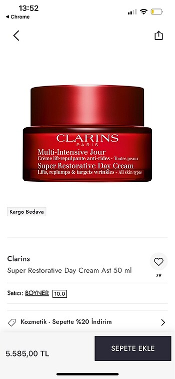 Beden Renk Clarıns Parıs