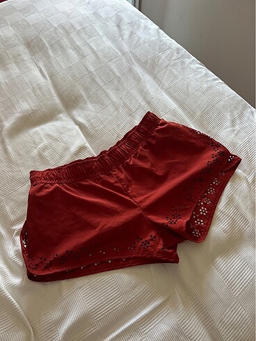 l Beden bordo Renk Mini şort