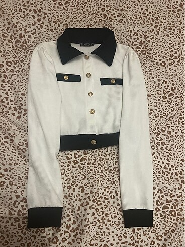 m Beden beyaz Renk Zara model crop