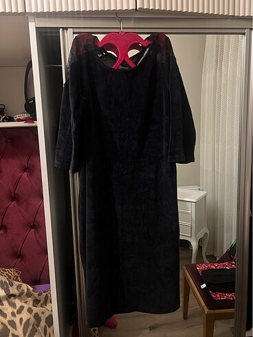 Kadife elbise - Görsel 5